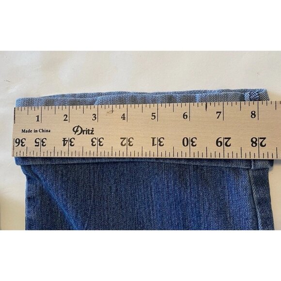 Gloria Vanderbilt Amanda Capri Jeans Womens Size 14 Blue Stretch Denim Casual - Picture 4 of 15